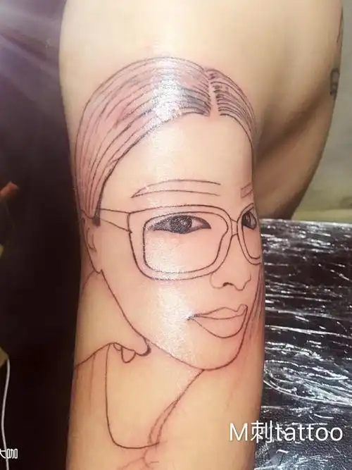 深爱_纹身图案手稿图片_面具的纹身作品集