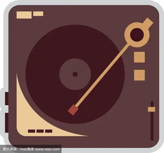 黑胶唱片机图标