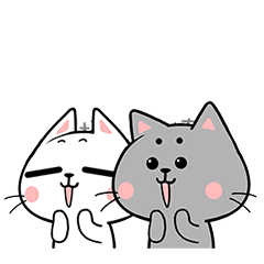 猫与熊之n仔动态表情 情侣撒狗粮必备表情包 - 【可爱点】