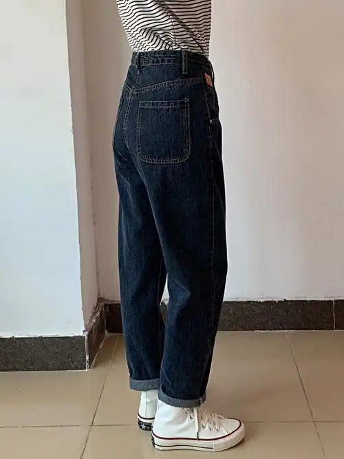 梨型秋冬神裤来了深色萝卜裤