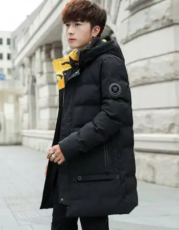 棉衣男士外套中长款2018冬季新款冬装棉袄韩版潮加厚工装羽绒棉服