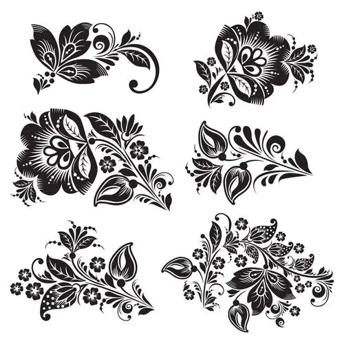 相框 植物花朵花纹 收藏 关键词:植物花朵花纹图片下载,黑白花纹花边