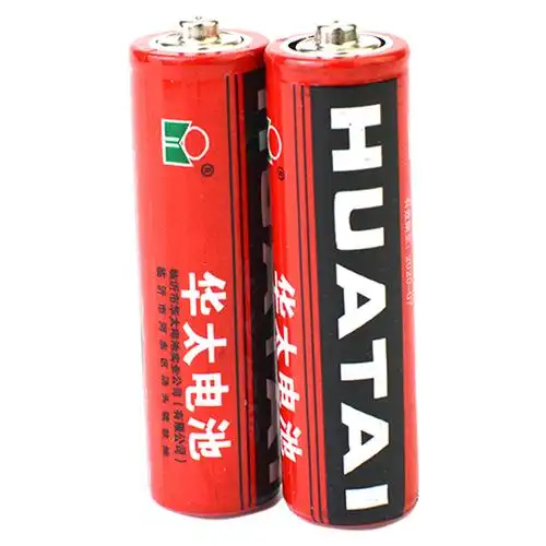华太电池5号1.5伏电池碱性 非充电干电池 碳性 大容量儿童玩具正品
