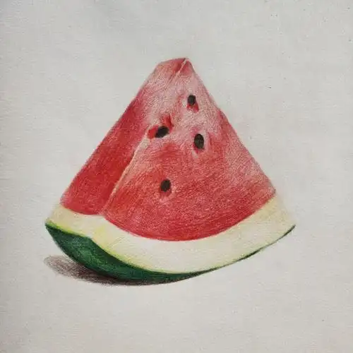 彩铅西瓜