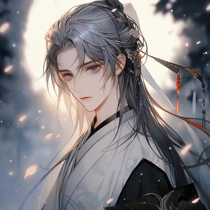 风光霁月高冷少年|古风动漫男头|男生头像 #画画的日常# #古风头像