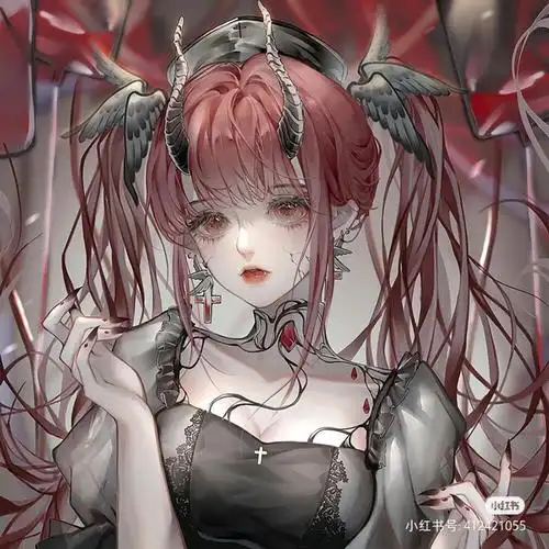 动漫 卡通 女生 女头 手绘 古风 可爱 高冷 头像