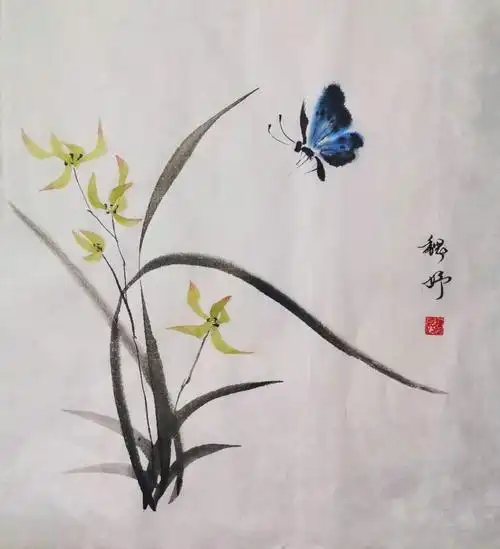 杨秀华国画网络课堂第十节《写意蝴蝶的画法》