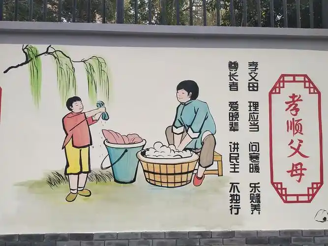 邻里和谐文化墙