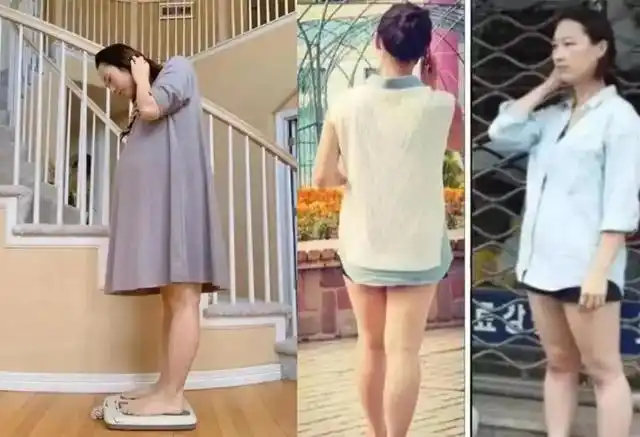 二胎宝妈减肥前后"对比照",瘦了40斤果然不一样,哪有35岁