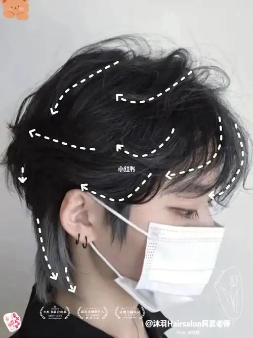 小狼尾日系发型时髦帅气十足昆明剪发推荐