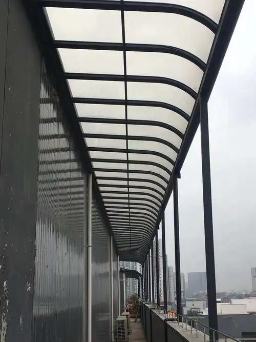 玻璃透明铝合金雨棚提供测量遮阳棚铝合金制作