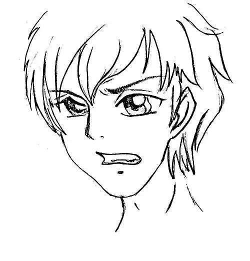 手绘卡通人物男