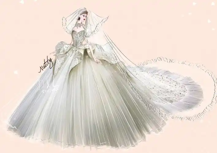 demerla原创设计款婚纱
