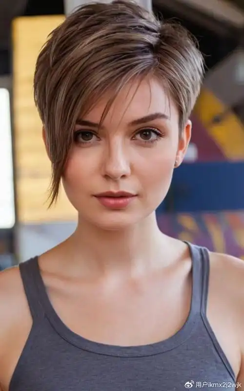 而一款露耳短发斜刘海发型,或许正是她们开启新时尚篇章,展现独特魅力