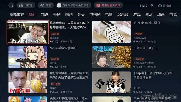 bilibili哔哩哔哩电视会员版