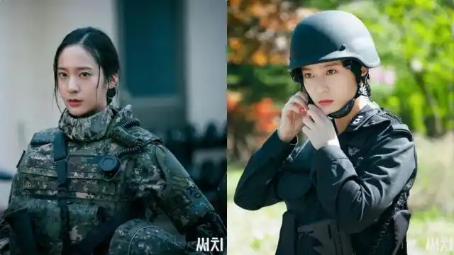 search公开krystal剧照韩剧又一军装美女诞生