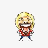 夸张大笑卡通头像_微信头像图片大全