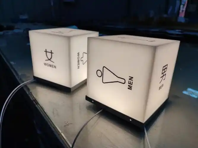 网红亚克力侧装通体发光灯箱,效果很好看的