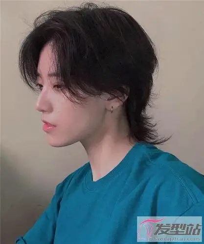 日系型男发型设计狼尾鲻鱼头好酷炫