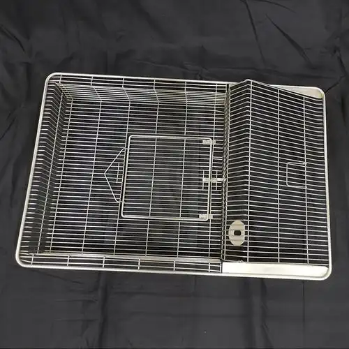 仓鼠笼实验室鼠笼小鼠饲养箱小鼠笼大白鼠繁殖箱笼具饲养盒笼子鼠