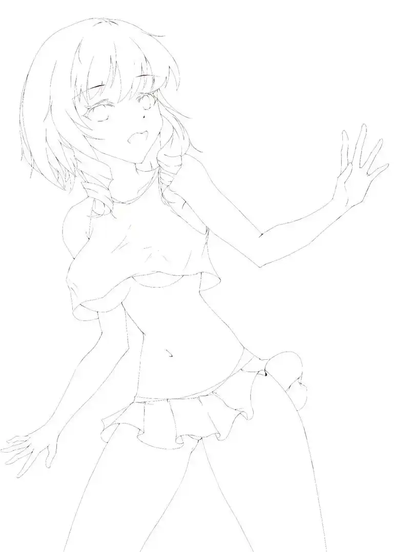 二次元 #板绘 #日常摸鱼 #绘画过程 #日常瞎画  - 抖音