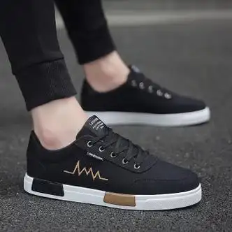 春季新款韩版潮流男鞋子百搭运动休闲帆布鞋男士布鞋学生板鞋潮鞋6636