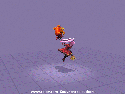 继续一个小萝莉 全套动作 - 游戏动画论坛 - cgjoy