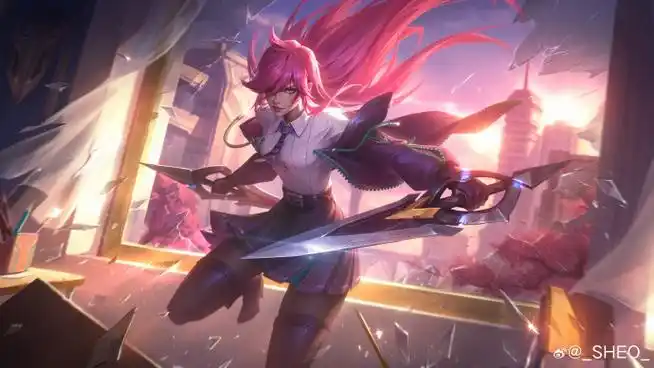 绘制了 战争学院 卡特琳娜 盛典礼服 臻彩插画battle academia