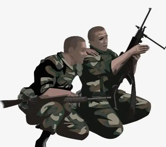 关键词 : png图片,免抠素材,军人,机枪,军营