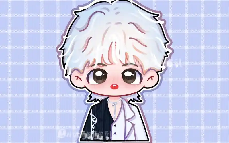 「绘画过程」q版半身客单展示 |贺峻霖