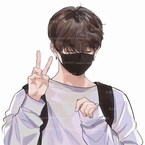 头像 图片 男 卡通 动漫手绘 气质男生 高清 头像收集社 自动发货