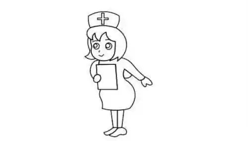 可爱有翅膀白衣天使简笔画画法教学 简单又漂亮白衣天使简笔画怎么画