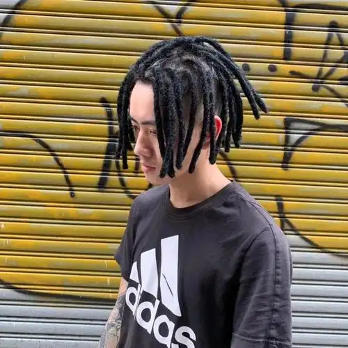 超强街头潮男发型攻略微卷脏辫才够潮