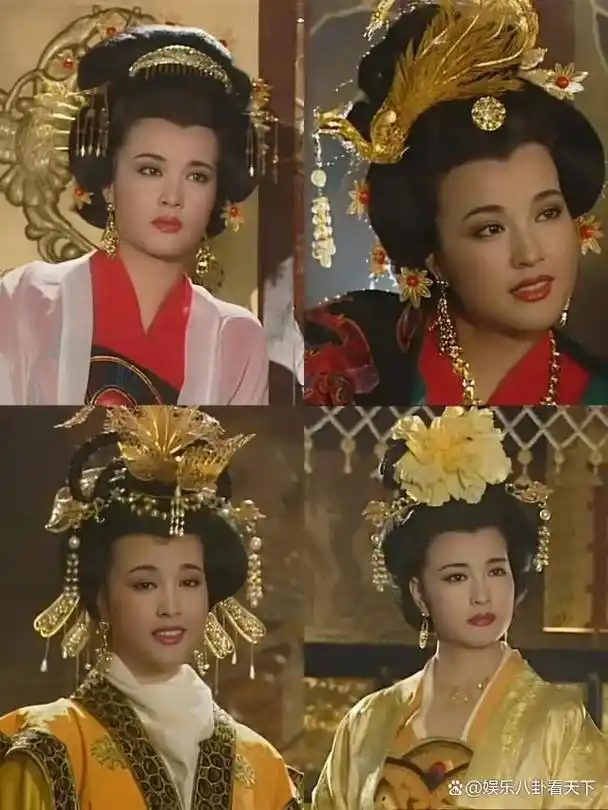 回顾5版武媚娘当尼姑:贾静雯穿低胸衣,殷桃浓妆刘晓庆头套离谱