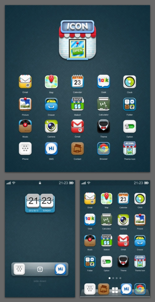 360手机桌面主题大赛_参赛作品展示