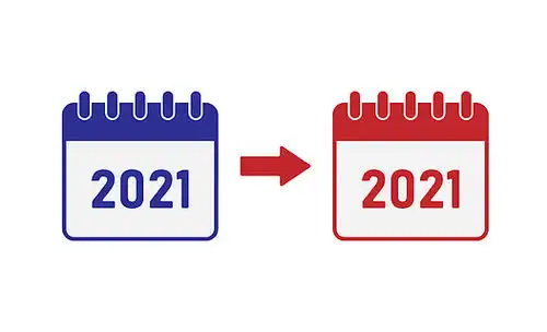 从 2021 年过渡到 2022 年.用于网站,应用程序和创意设计的向量.