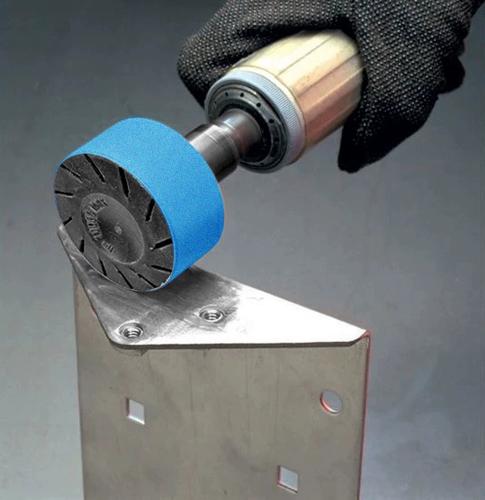 byrne拜恩橡胶架砂布圈打磨头砂纸圈金属除锈电磨机指环套涨紧轮