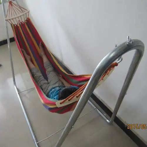 休闲家用室内外阳台吊椅摇椅,单人成人秋千吊床钢管支架不含床