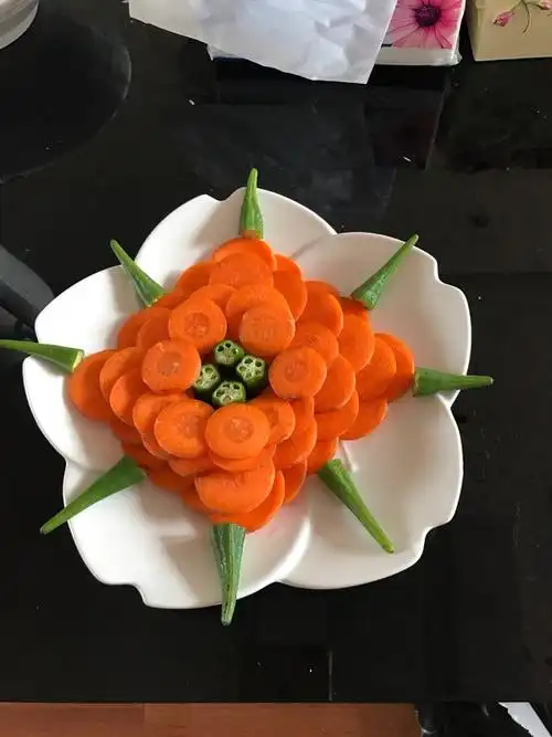 自由宣颜做的红萝卜花