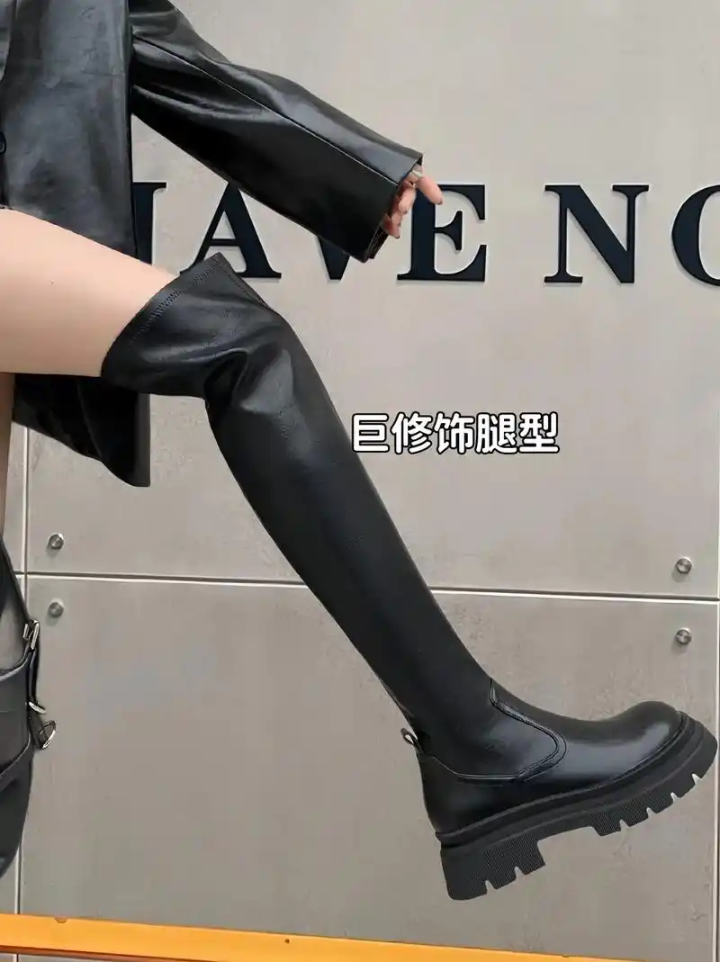 巨显瘦过膝靴小粗腿福音.