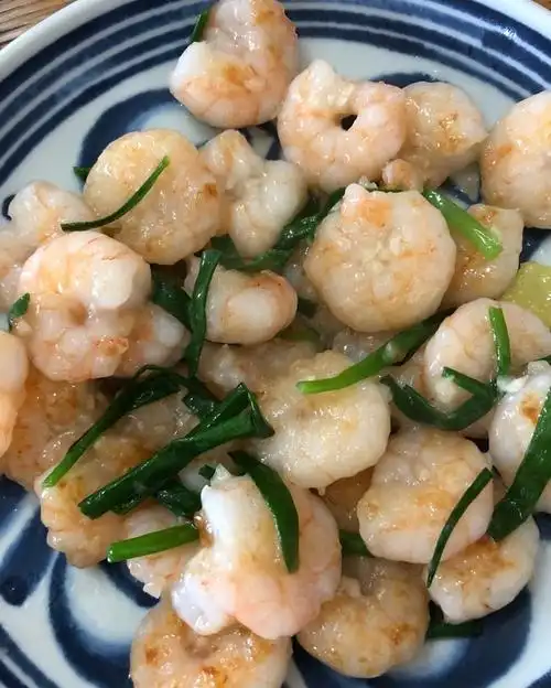 春暖花开20做的葱爆虾仁