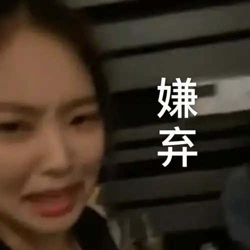 blackpink嫌弃表情