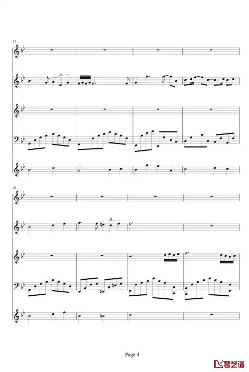 诉衷情钢琴谱-宝贝宅4