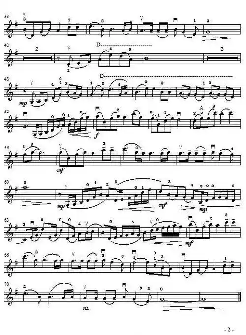 缠绵悱恻沁人心田陈蓉晖秋来秋去附小提琴谱