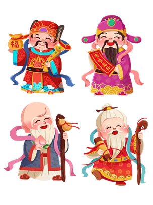 【新年福禄寿喜】图片免费下载_新年福禄寿喜素材_新年福禄寿喜模板-