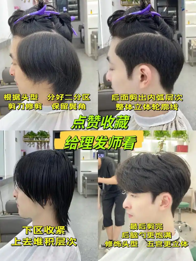 微分碎盖修剪教程,基础百搭不挑脸型#抖音图文来了 #羽扬美发 - 抖音