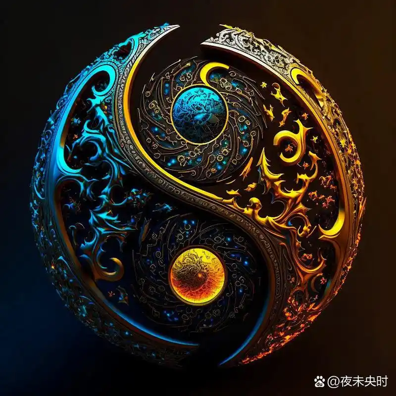 乾坤阴阳太极图 2023时来运转