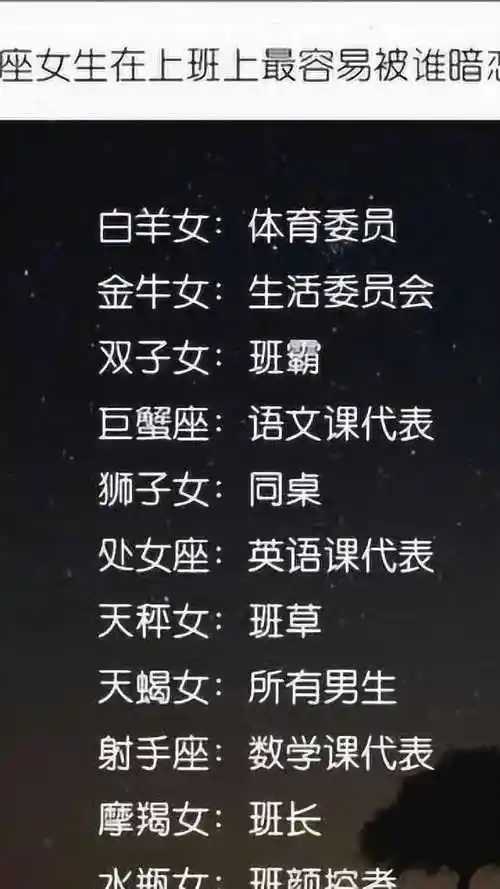 十二星座:这些星座女最容易被暗恋,你中了吗?
