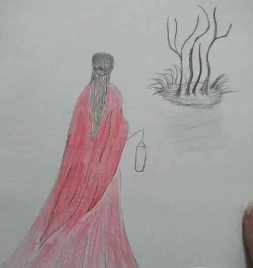 古风背影的画法