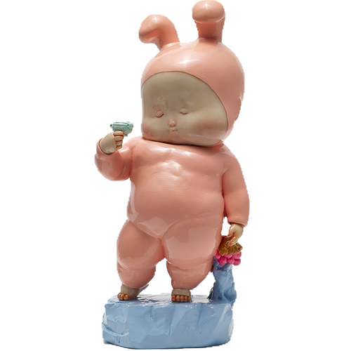 新稀奇艺术瞿广慈《干杯朋友》收藏摆件工艺品室内桌面雕塑装饰促